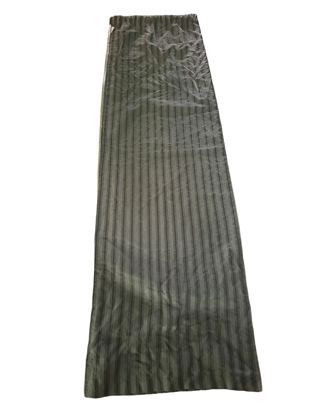 Slate Striped 50x84 Curtains